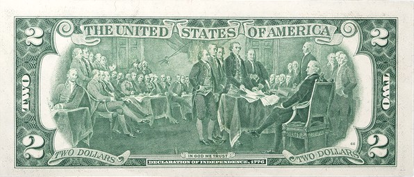 1976 US $2 Bill AU